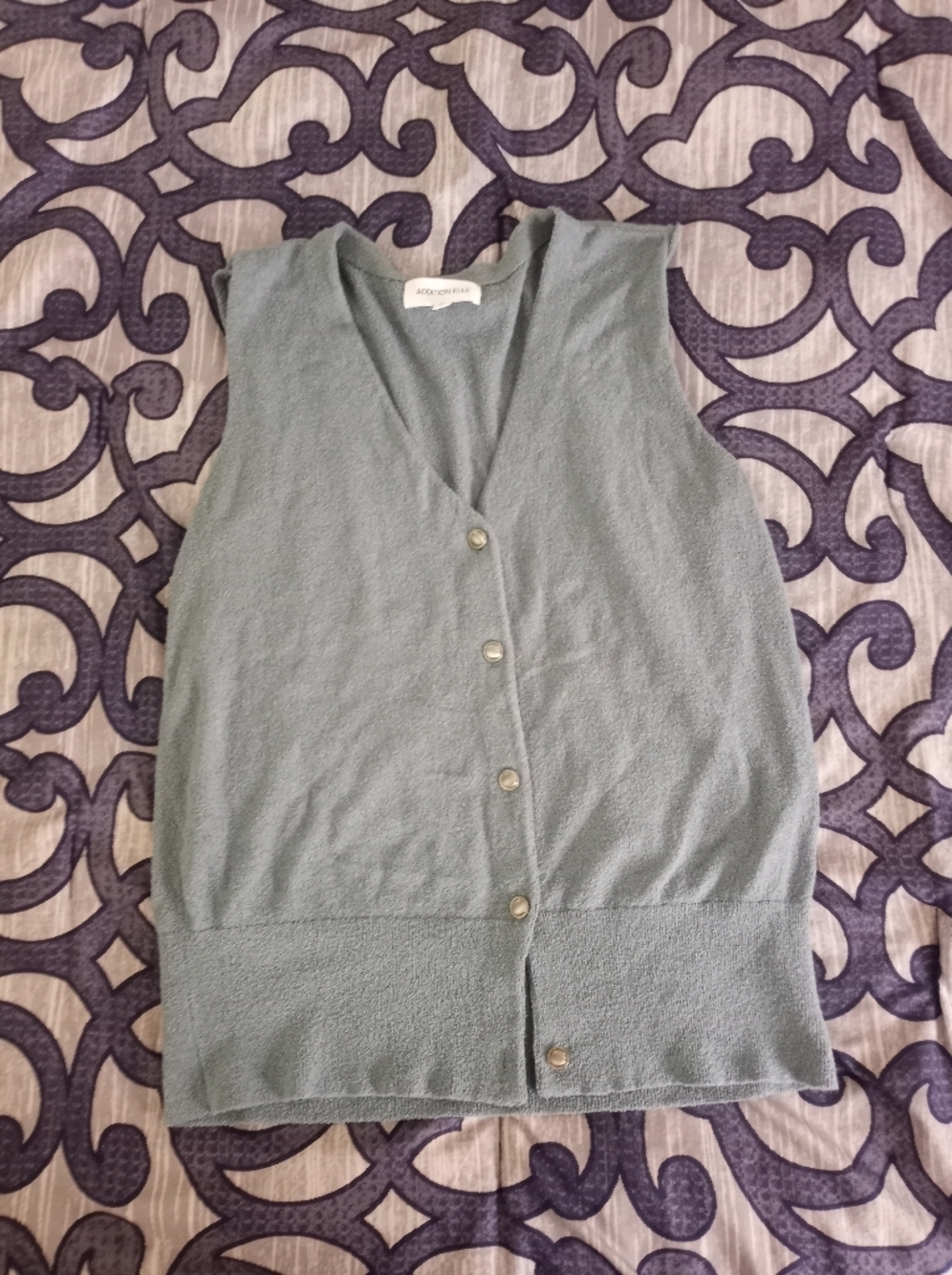 👠ADDITION ELLE plus Size Terry Cloth Vest👠
